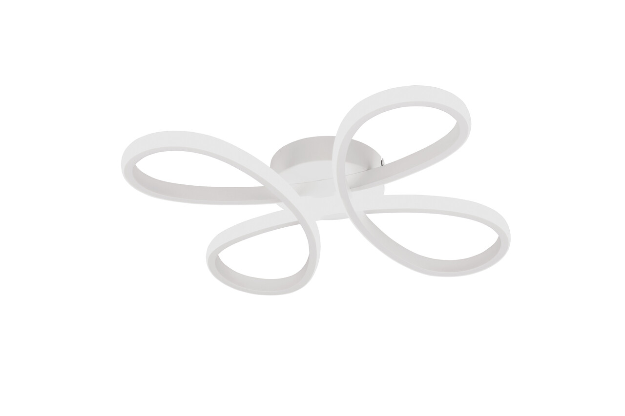 Plafoniera Fly, TRIO, 40x40x7.5 cm, 22W, 1x SMD, metal, alb mat - imagine 7